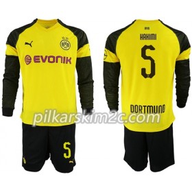 Koszulka Borussia Dortmund Hakimi 5 Dziecięca Główna 2018-2019 - Koszulki Piłkarskie(L/S)